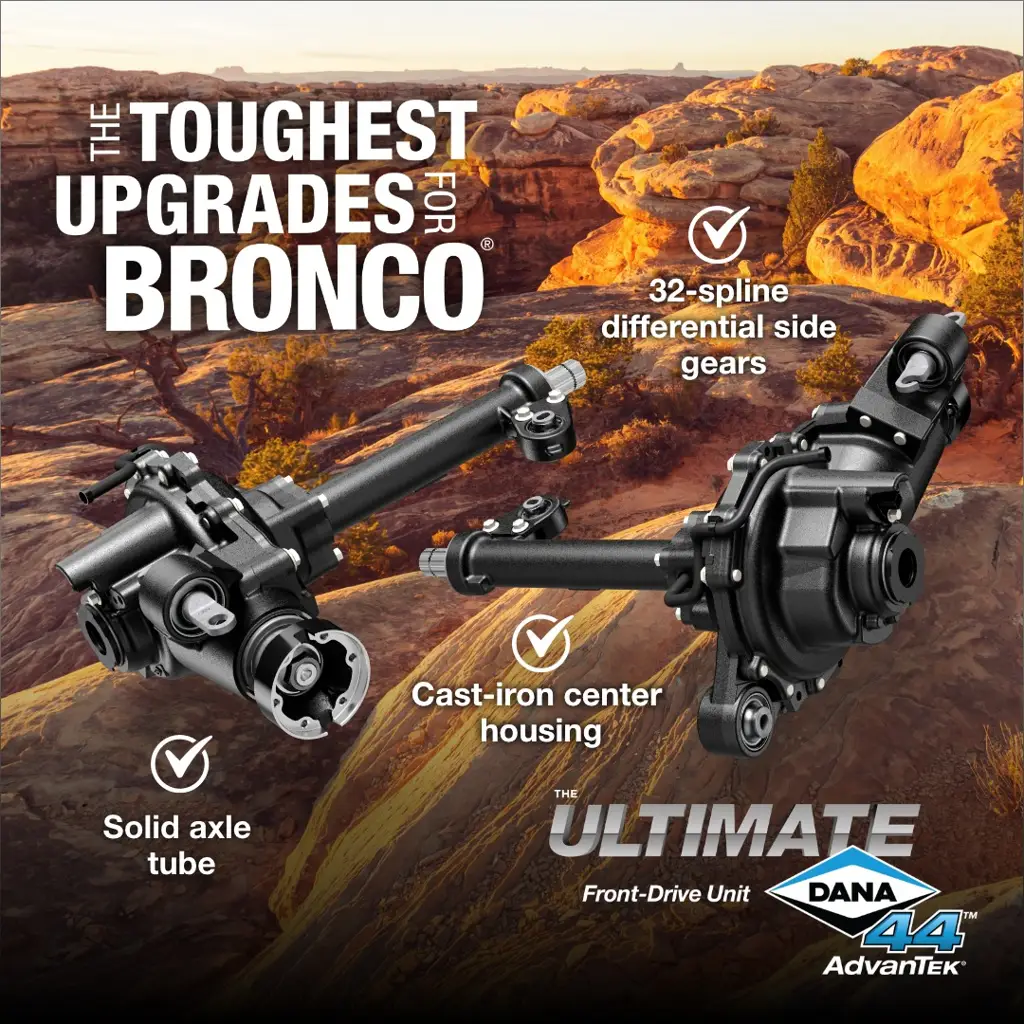 Ultimate Dana 44™ AdvanTEK® Front-Drive Unit (FDU), Fits 2021+ Ford Bronco - 4.46 Gear Ratio, Electronic Locking Differential - 32 Spline - NON-RETURNABLE thumbnail 2